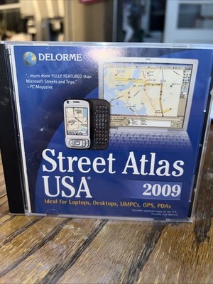 DeLorme Street Atlas USA 2009