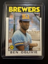 1986 Topps #372 Ben Oglivie Milwaukee Brewers