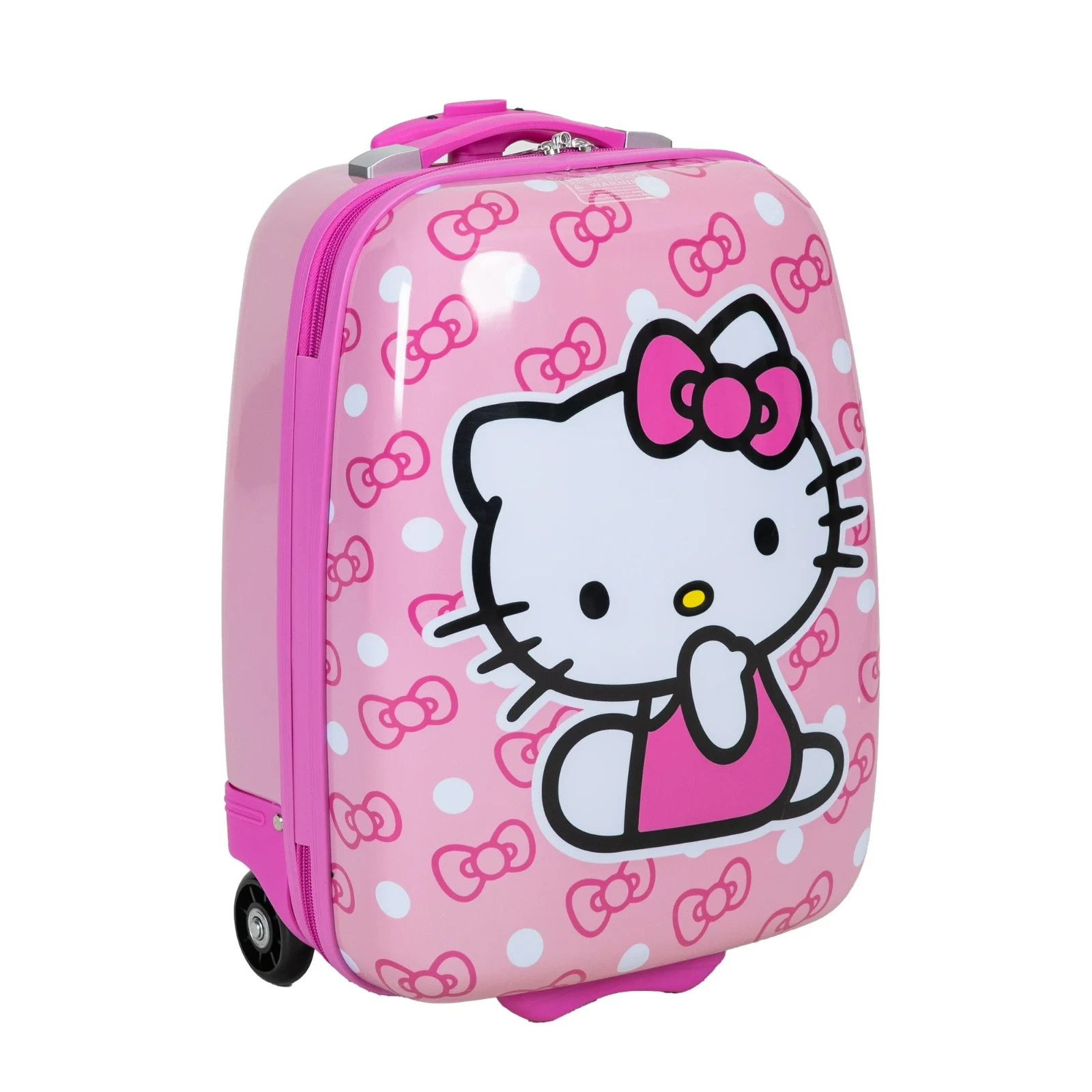 NEW Hello Kitty 16" Carry On Luggage Hard Shell Suitcase Authentic Licensed