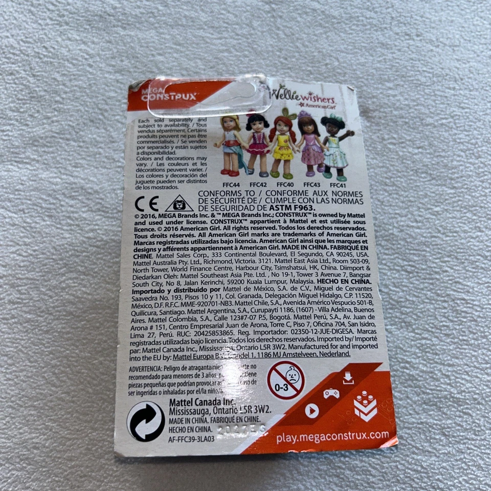 Mega Construx Wellie Wishers American Girl Figs 2016 FFC44 Foto 3 de 4