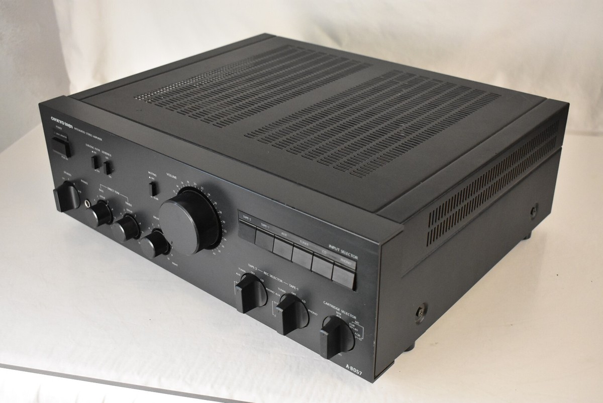 Onkyo Integra A-8057 2 Channel Integrated Amplifier | Black Onkyo Integra A-8057 2 Channel Integrated Amplifier | Black