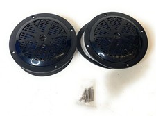 PYLE 100 Watt Marine Boat Full-Range Audio Speakers Stereo, Black PAIR, PLMR51B