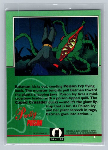 Pretty Poison 1993 Topps Batman: The Animated Series - Picture 2 of 2
