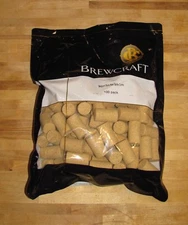 100 Belgian Style Beer Bottle Mushroom Corks 25.5X44mm FACTORY PACKED SANITIZED