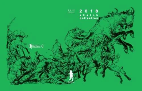 Kim Jung-Gi 2018 Sketch Collection 金政基速写 Superani出品 - Bild 3 von 6