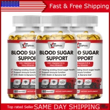 3Pack Blood Balance Support Capsules - Blood Sugar & Blood Pressure Supplement