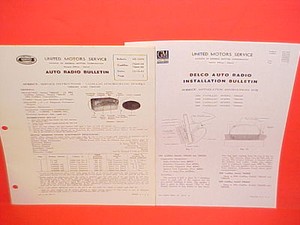 1954 Cadillac Eldorado 62 Fleetwood United Motors Delco Gm Radio