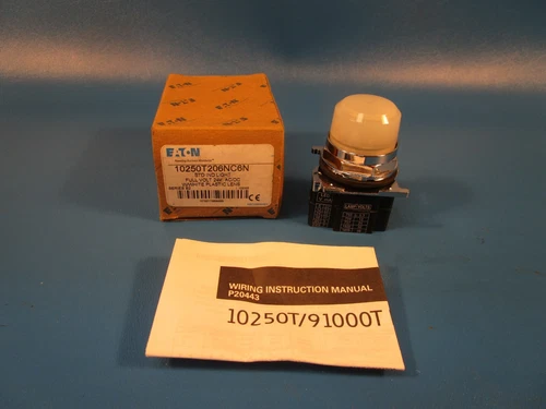 EATON 10250T206NC6N, 10250T Push Button Indicating Light, Heavy-duty watertight