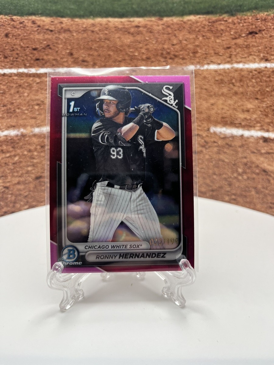 ⭐︎ Hernández⭐︎ 2024 Bowman Chrome Fuchsia Refractors #BCP92 Ronny Hernandez 22