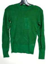 DKNY 385-VIRIDIAN Green Women's Sweater Size P