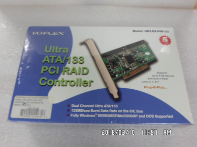 New I/O Flex ultra ATA / 133 PCI RAID Controller