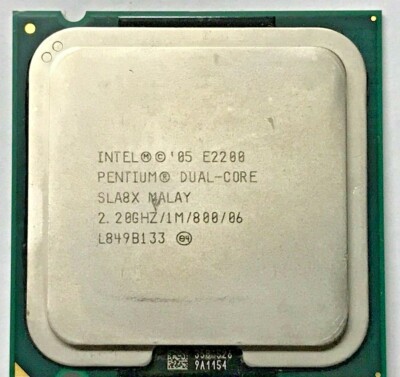 Intel Pentium Dual-Core Processor 2.20GHz 1MB 800MHz 1.5V Socket LGA775 SLA8X