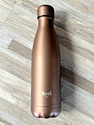 Mepra Spa Bob Tumbler Copper Thermal Water Bottle .5 Liter 17oz Stainless Steel