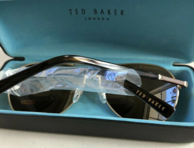 $140 Ted Baker Aviator Sunglasses Gold 62-13-140 100% UV  display picture 1
