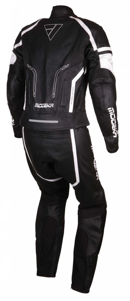 Modeka Lederkombi Chaser II Damen schwarz-weiss - Bild 2 von 2