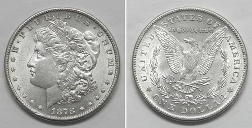 X4264  1878-S Morgan Dollar, Gem BU