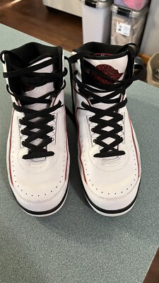 Jordan 2 Retro White Varsity Red (2004) - 308308-161 view & read description