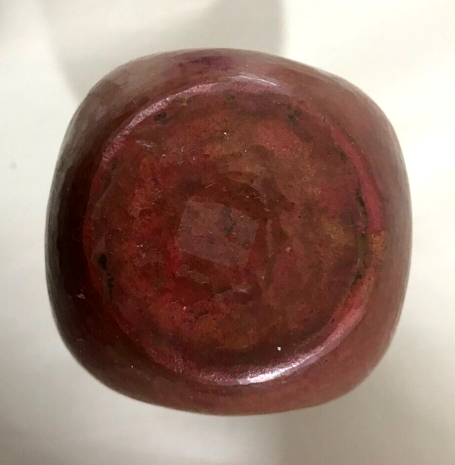 PARK SPENCER BROWN METAL RUSTIC FLOWER VASE 8" TALL eBay