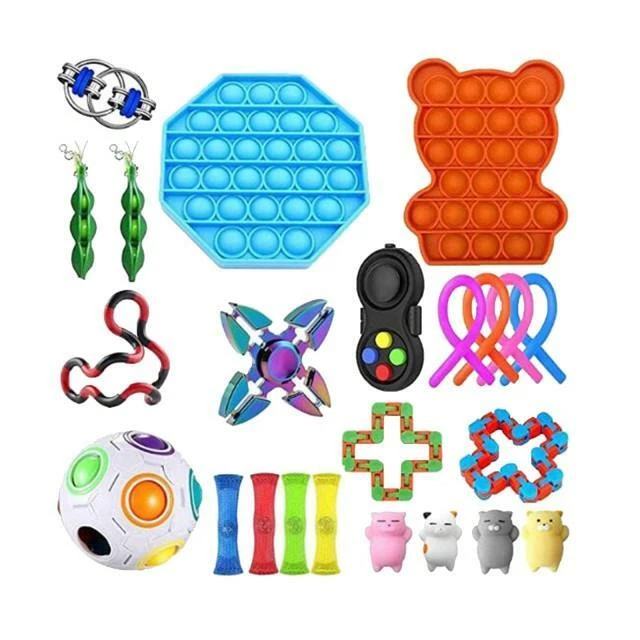 23 Pcs Sensory Fidget Toys Bundle Stress Relief With Fidget Hand Toys