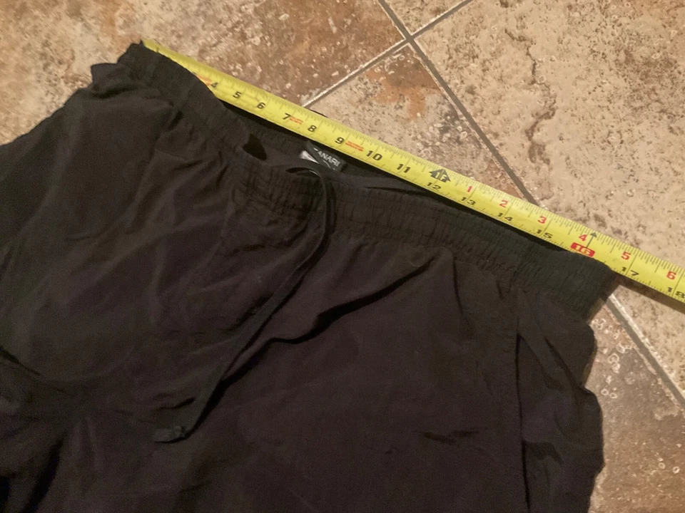 VINTAGE CANARI MTB CYCLING BAGGY CYCLING SHORTS ( MENS XL, 38-40 ) BLACK PADDED - Image 4 of 4