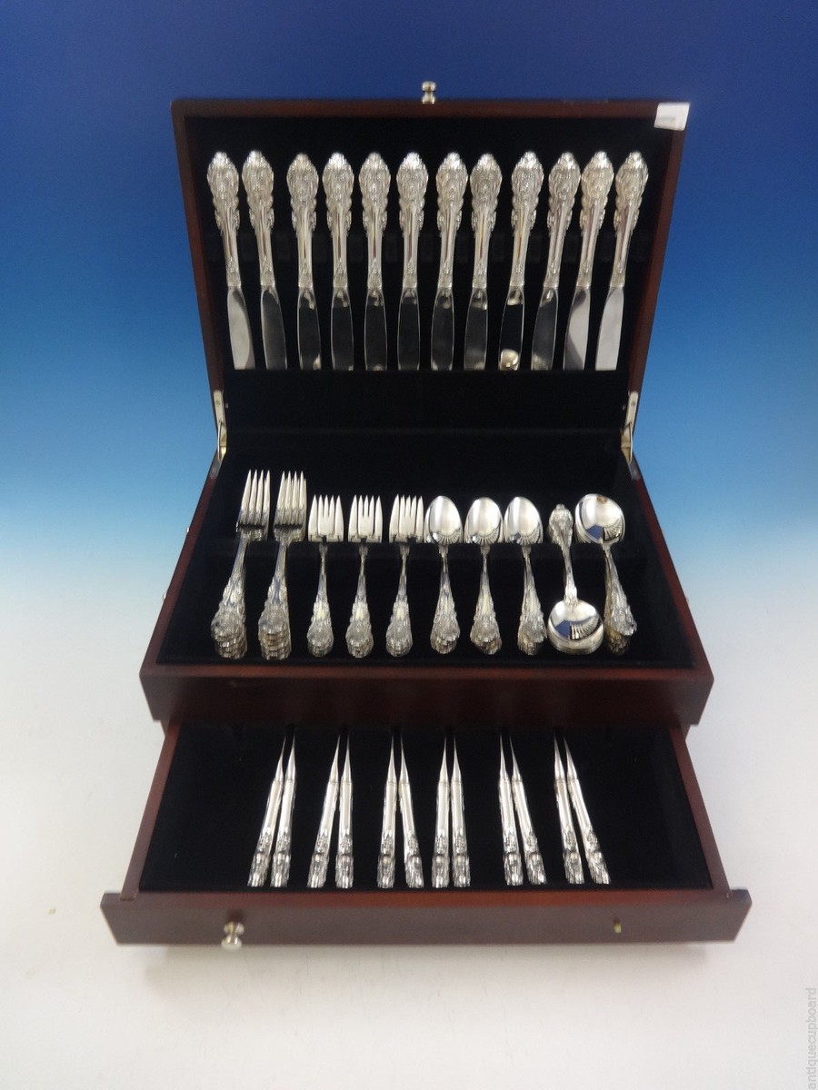 Sir Christopher by Wallace Sterling Silver Flatware Set For 12