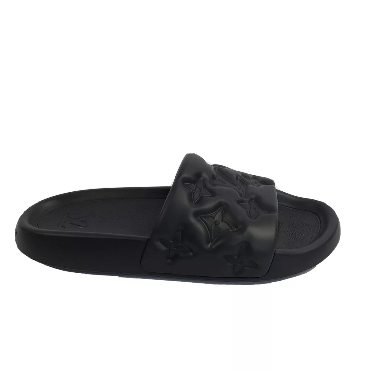 louis vuitton black waterfront puffer mule slides｜TikTok Search