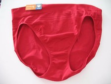 3 Warner's No Pinching No Problems Striped Hi Cut RT5501P Red Sz 5/S - NWT