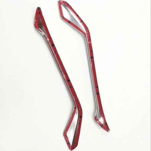 For Honda HR-V HRV Vezel 2016-2019 2X Rear Fog Light Lamp Eyebrow Cover Trim - Picture 7 of 11