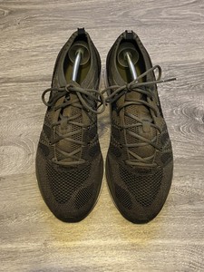 nike flyknit trainer olive green