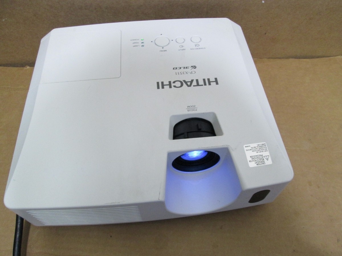 Hitachi CP-X3511 3LCD Projector 3500 ANSI LUMENS Only 99 Lamp