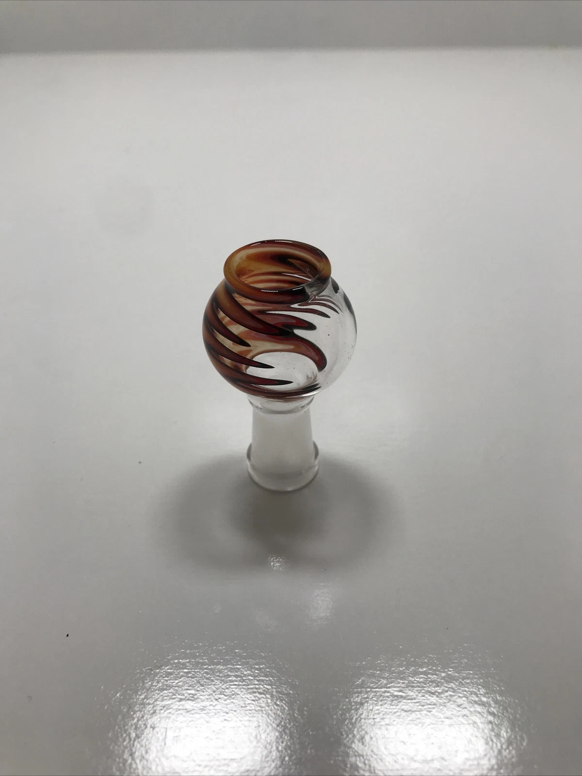 Tobacco blown glass bowl adapter