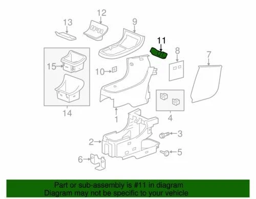 Original GM 2006-2008 Chevrolet HHR Conjunto Puerta Ventana Interruptor Delantero 15290473 Foto 2 de 2