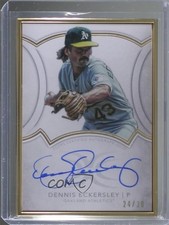 2018 Topps Definitive Collection Framed 24/30 Dennis Eckersley Auto HOF 6fs