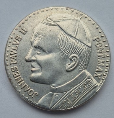 Gedenkmedaille Papst Johannes Paul II,  600 Jahre Kloster Jasna Gora,  Polen