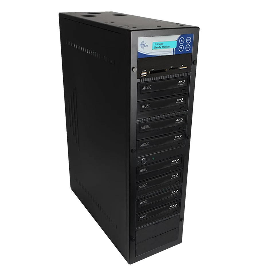 Duplicador EZ DUPE Media Mirror 1 a 7 - Flash (SD CF USB) a Blu-Ray Disc copia Foto 2 de 4