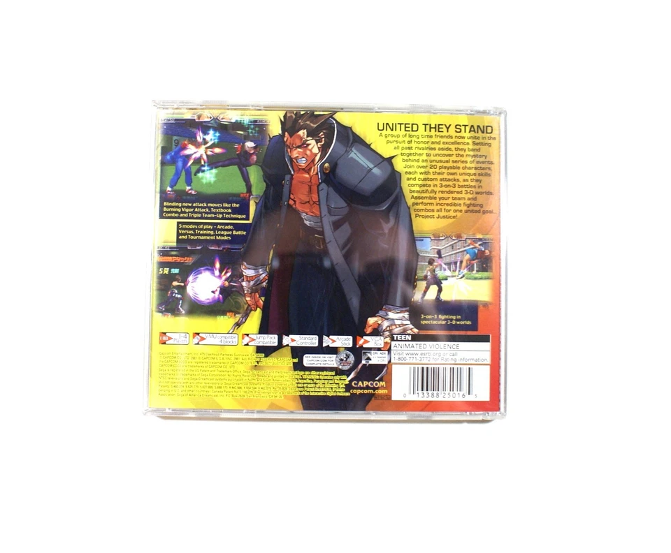 Project Justice Sega Dreamcast CIB Great Condition! - Image 2 of 4