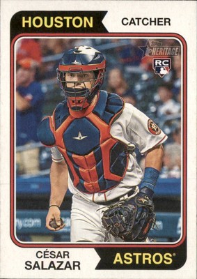2023 Topps Heritage High Number - Cesar Salazar Houston Astros #655 (RC)