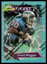1995 Topps Finest #2 David Meggett Football Giants