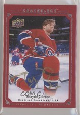 2018 Upper Deck Chronology Canvas Timeless Memories Red Shayne Corson Auto 00b6