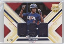 2019 Elite Extra Edition USA National Team Materials Gold 64/99 CJ Abrams uk2
