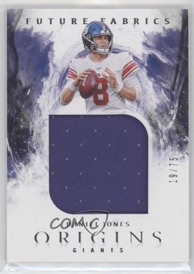 2020 Panini Origins Future Fabrics 19/75 Daniel Jones #7 0ce4