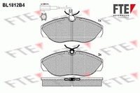 FTE Bremsbelagsatz, Scheibenbremse Vorderachse U.A. FüR CitroËN, Fiat, Peugeot