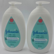 Body Lotion Skin Johnson Baby Milk Rice Mildness Proven Nourish Moist PACK OF 2
