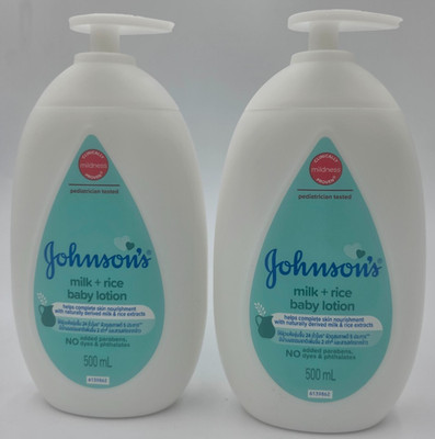 Body Lotion Skin Johnson Baby Milk Rice Mildness Proven Nourish Moist(PACK OF 2)