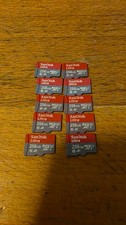 SanDisk Ultra 256GB Class 10 Micro SD Memory Cards  Lot of 10 cards 