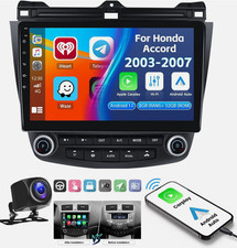 FOR HONDA ACCORD 2003-2007 ANDROID AUTO APPLE CARPLAY CAR STEREO GPS NAVI RADIO
