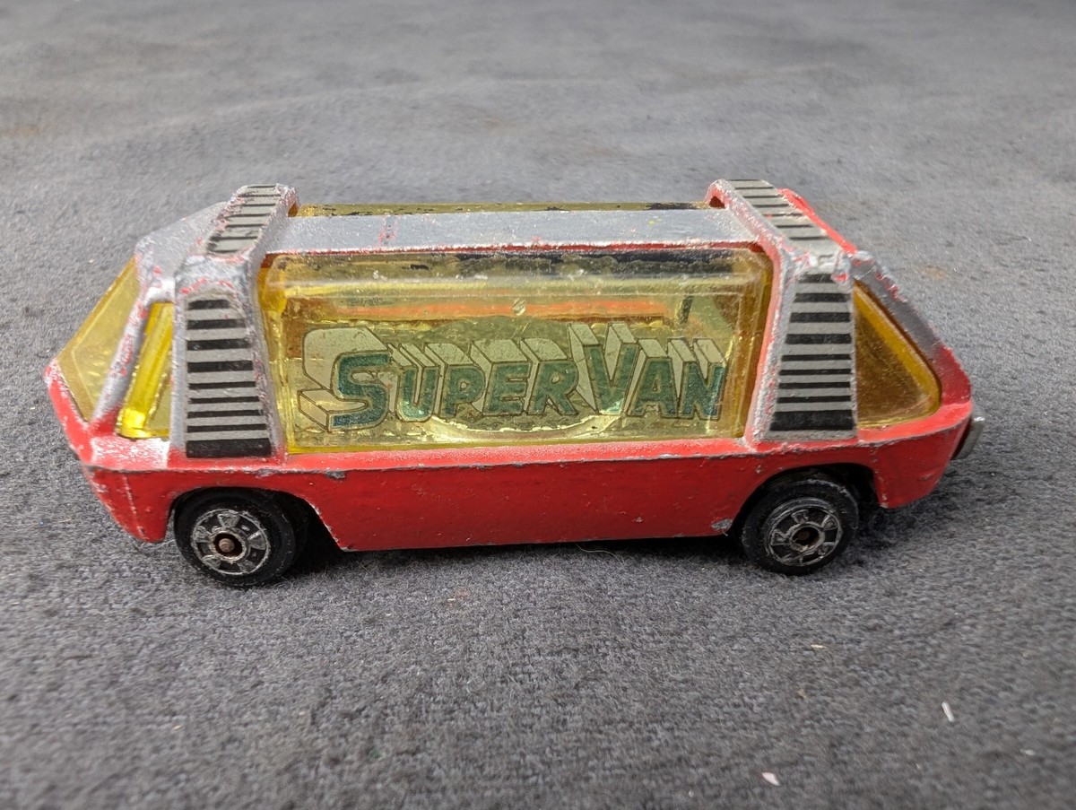 Vintage 1970s Zylmex P341 Super Van George Barris Diecast 1/64 Red