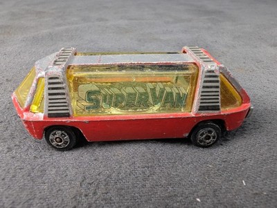 Vintage 1970s Zylmex P341 Super Van George Barris Diecast 1/64 Red