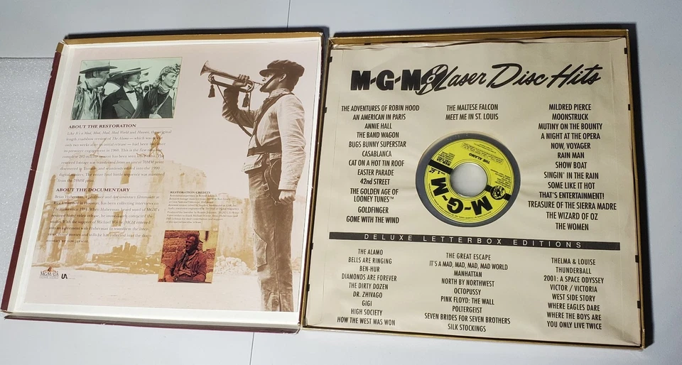 THE ALAMO DELUXE LETTERBOX EDITION JOHN WAYNE LASERDISC LASER DISC  - Image 3 of 4