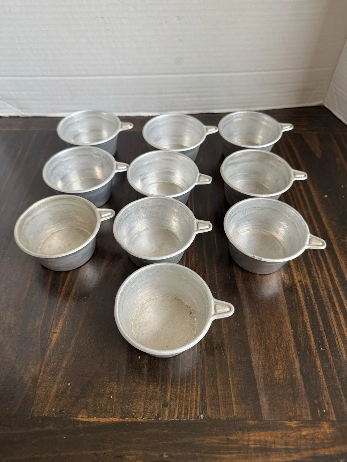 Vintage Mini Pudding Moulds-Individual Popover Pan Aluminium 1960’s